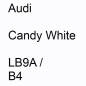 Preview: Audi, Candy White, LB9A / B4.